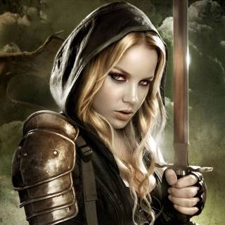 Fantasy girl warrior wallpaper