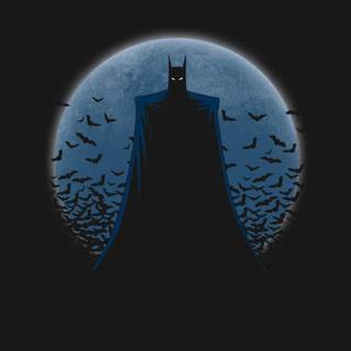 Minimal dark blue wallpaper