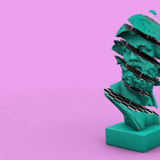 Laptop anime glitch wallpaper