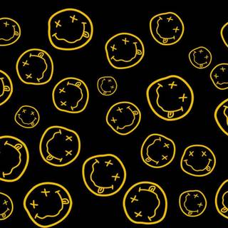 Smiley face Nirvana desktop wallpaper