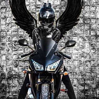 Rider couple wallpaper