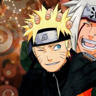 Naruto and Jiraiya wallpaper