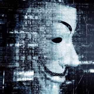 Hacker mask Android HD wallpaper