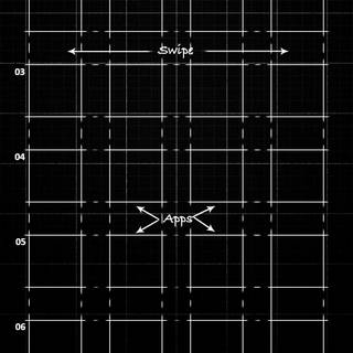 Aesthetic grid wallpaper