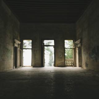 Empty room wallpaper