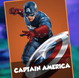 Captain America Fortnite wallpaper