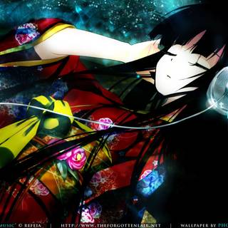 Anime headphones HD wallpaper