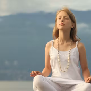 Girl yoga HD wallpaper