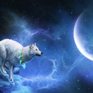 Spirit wolf wallpaper