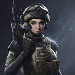 SWAT women wallpaper