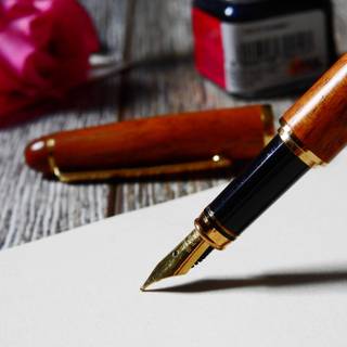 Fountain pen wallpaper