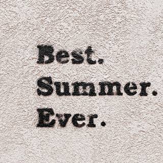 Letters summer wallpaper