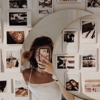 Lips pink VSCO wallpaper