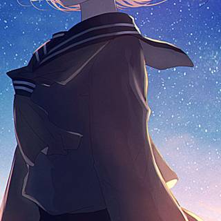 720x1520 anime girl wallpaper