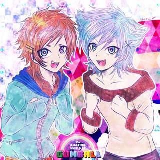 The Amazing Gumball World anime wallpaper