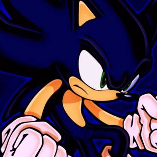 Super Dark Sonic wallpaper