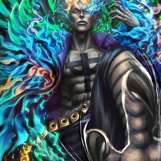 One Piece Marco The Phoenix Android wallpaper