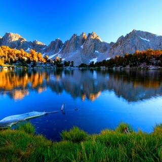 Summer in the mountains wallpaper