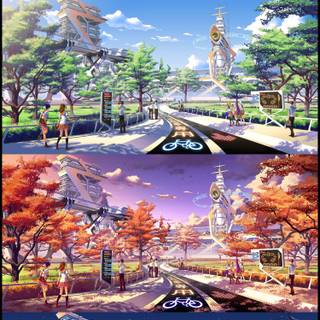 Summer Japan wallpaper