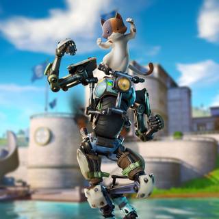 Go cat go emote wallpaper