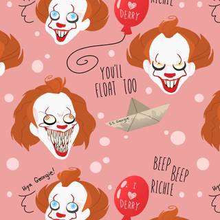 It movie Pennywise phone wallpaper