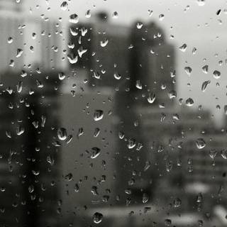 Phone raindrops wallpaper