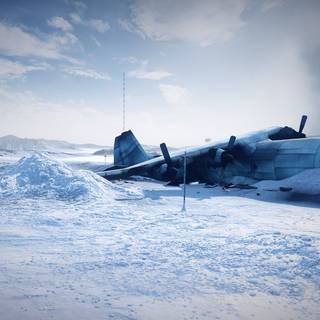 Plane crash wallpaper