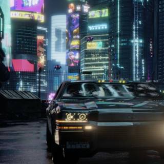 Phone Cyberpunk 2077 wallpaper