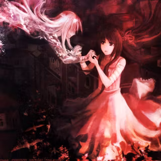 Anime ghost girl wallpaper