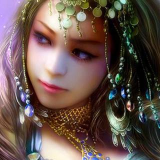 Beautifull women 3D wallpaper