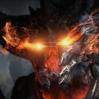 Demon face wallpaper