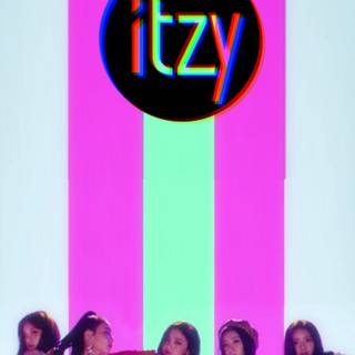 Itzy logo wallpaper