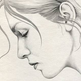 Girl drawing HD wallpaper