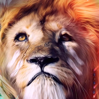 Lion color wallpaper