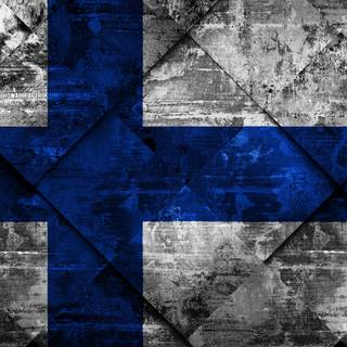 Finland flag wallpaper