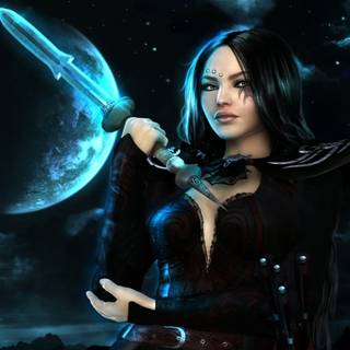Dark fantasy women wallpaper