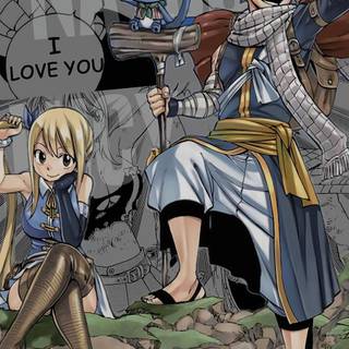 Anime Natsu X Lucy love wallpaper