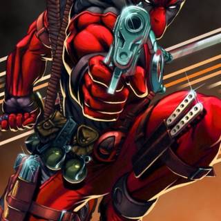 Deadpool comic iPhone wallpaper