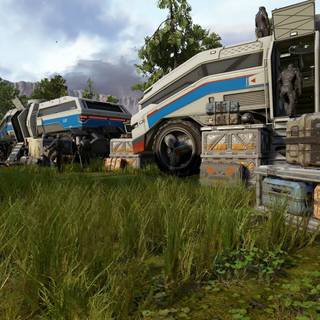 Outriders Beyond The Frontier HD wallpaper