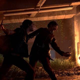 Joel and Tommy The Last of Us 2 HD wallpaper