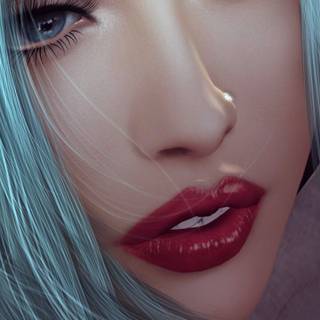 Girl photo 3D wallpaper