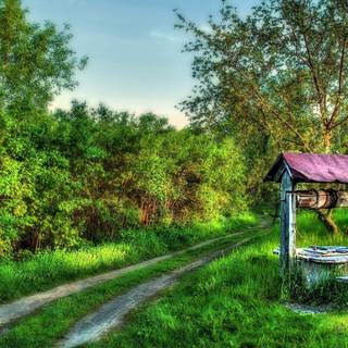 Man made road wallpaper