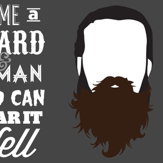 Beard logo wallpaper