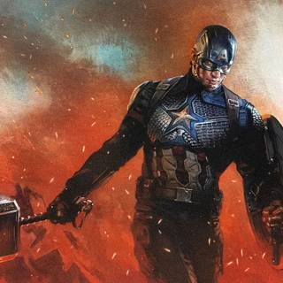 Captain Steve Rogers close up HD wallpaper