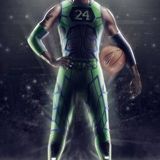 Cool Kobe Bryant anime wallpaper