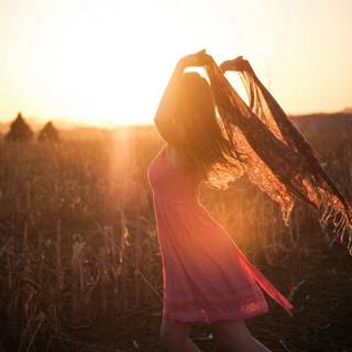 Nature girl HD wallpaper