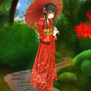 Japanese cartoon full HD mobile wallpaper