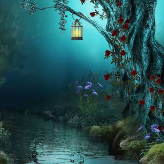 Flower fantasy wallpaper