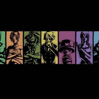 A collage of anime pictures wallpaper