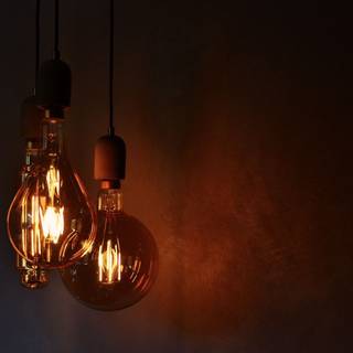 Light bulbs wallpaper